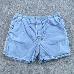 American Eagle Outfitters Flex Lived-In Trekker Shorts Men Large Blue Flat Front